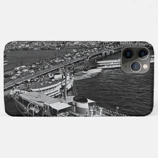 Vintage Turkey Istanbul Galata port iPhone 11 Pro Max Case