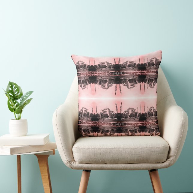 Vintage Turkey Istanbul Holy Sophie Basilica 1970  Cushion (Chair)