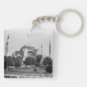 Vintage Turkey Istanbul Holy Sophie Basilica 1970 Key Ring