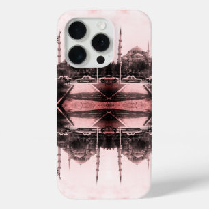 Vintage Turkey Istanbul The Blue Mosque iPhone 15 Pro Case