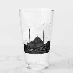 Vintage Turkey Istanbul The Yeni Camii mosque Glass