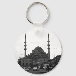 Vintage Turkey Istanbul The Yeni Camii mosque Key Ring