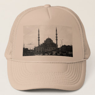 Vintage Turkey Istanbul The Yeni Camii mosque Trucker Hat