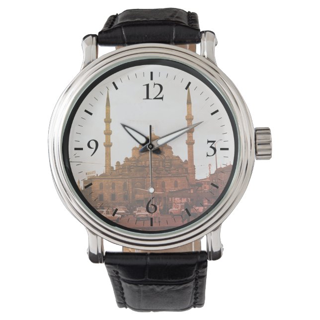 Vintage Turkey Istanbul The Yeni Camii mosque Watch (Front)