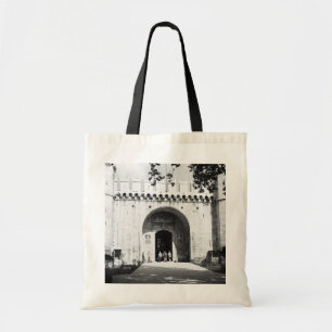 Vintage Turkey Istanbul Topkapi palace gate Postca Tote Bag