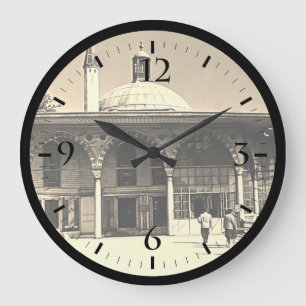 Vintage Turkey Istanbul Topkapi palace museum Large Clock