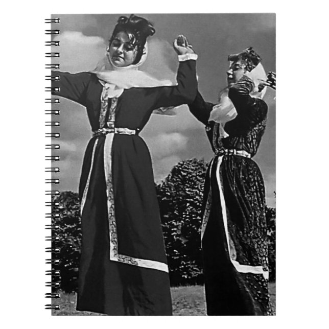 Vintage Turkey Istanbul turkish dance 1970 Notebook (Front)