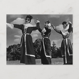 Vintage Turkey Istanbul turkish dance Postcard