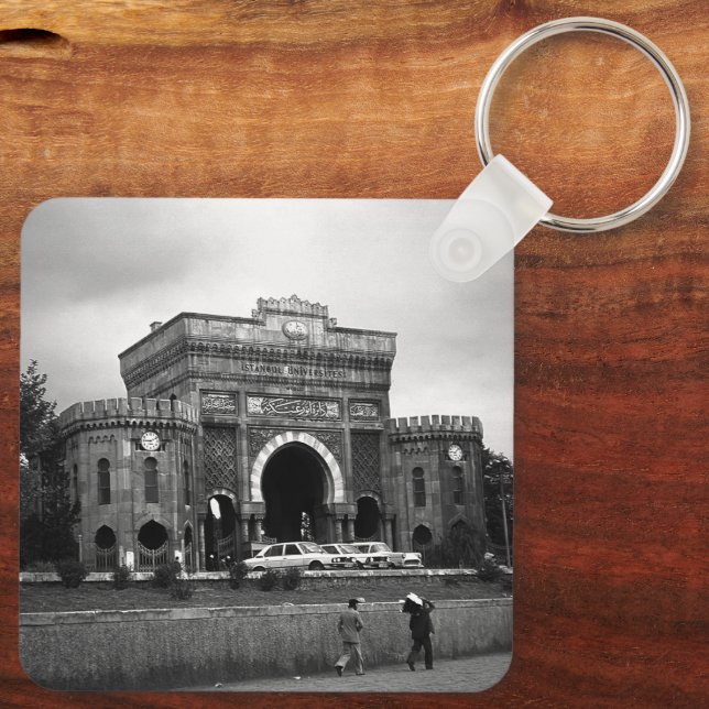 Vintage Turkey Istanbul University  Key Ring (Back)