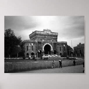 Vintage Turkey Istanbul University Poster