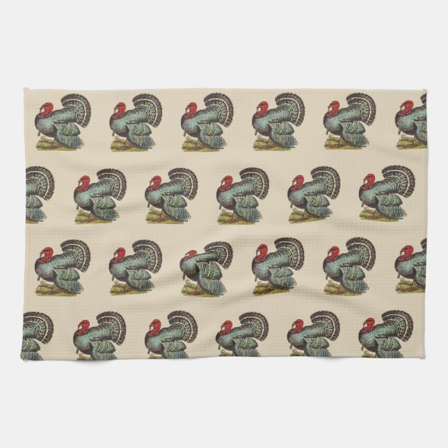 Vintage Turkey Tea Towel (Horizontal)