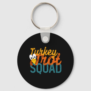 Vintage Turkey Trot Squad Performance Key Ring
