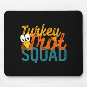 Vintage Turkey Trot Squad Performance Mouse Mat