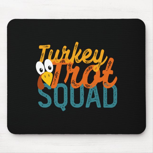 Vintage Turkey Trot Squad Performance Mouse Mat (Front)