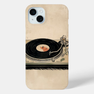 Vintage Turntable  iPhone 15 Mini Case