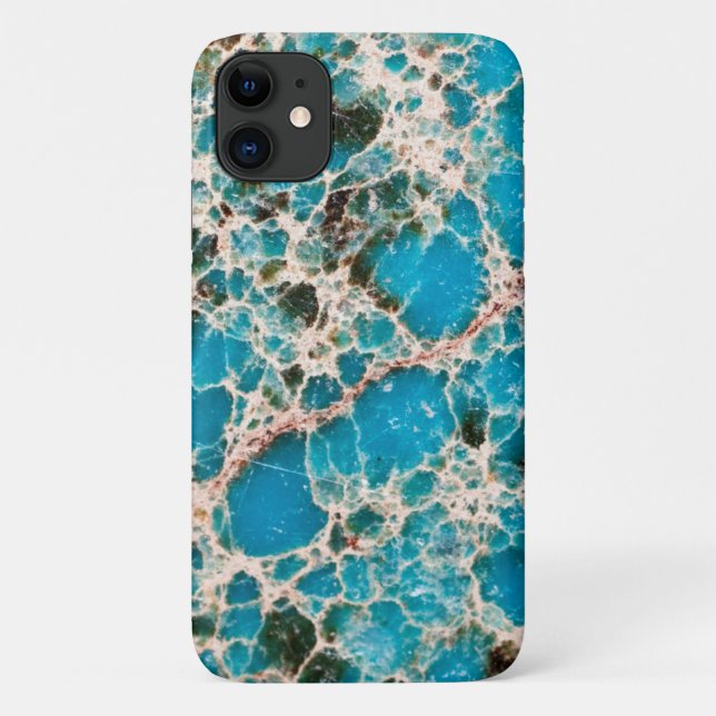 Vintage Turquoise Mosaic Case-Mate iPhone Case (Back)