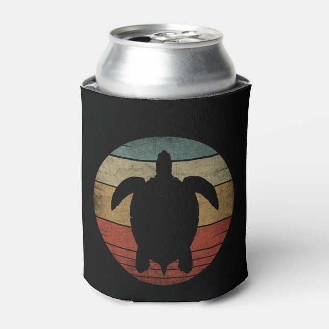 VINTAGE TURTLE  CAN COOLER (Can Front)