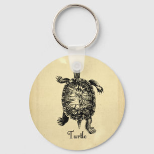 VINTAGE TURTLE KEY RING