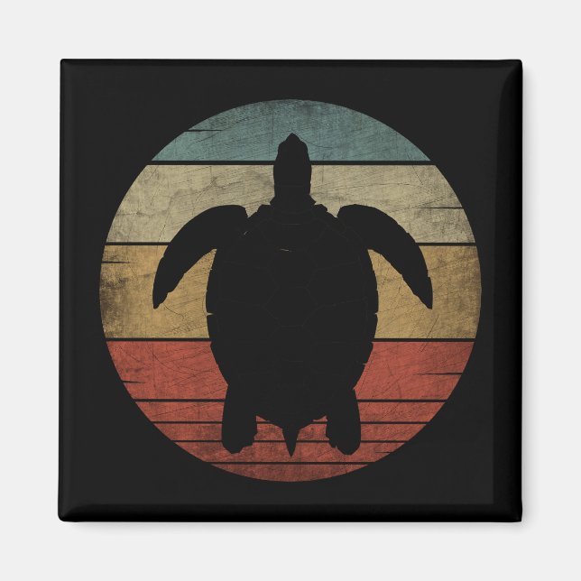 VINTAGE TURTLE  MAGNET (Front)
