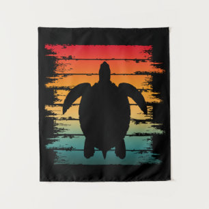 VINTAGE TURTLE SEA CREATURE REPTILE TAPESTRY