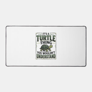 Vintage Turtle Thing Funny Turtle Lover Shirt_1 Desk Mat