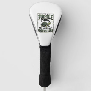 Vintage Turtle Thing Funny Turtle Lover Shirt_1 Golf Head Cover
