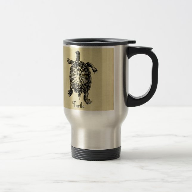 VINTAGE TURTLE TRAVEL MUG (Right)