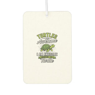 Vintage Turtles Are Awesome Funny Turtle Shirt_1 Car Air Freshener