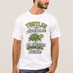 Vintage Turtles Are Awesome Funny Turtle Shirt_1 T-Shirt
