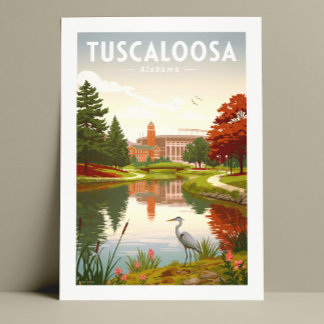 Vintage Tuscaloosa Alabama Postcard