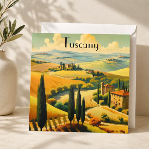 Vintage Tuscany Countryside Custom Text