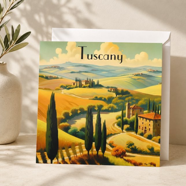 Vintage Tuscany Countryside Custom Text (Creator Uploaded)