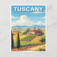 Vintage Tuscany Italian Villa