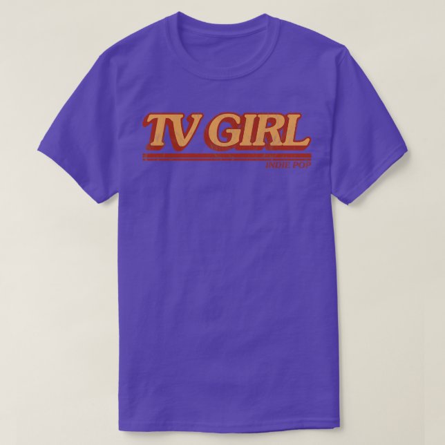 Vintage Tv Girl T-Shirt (Design Front)