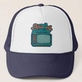 Vintage TV Retro Art – "Analogue Dreams" Trucker H Hat
