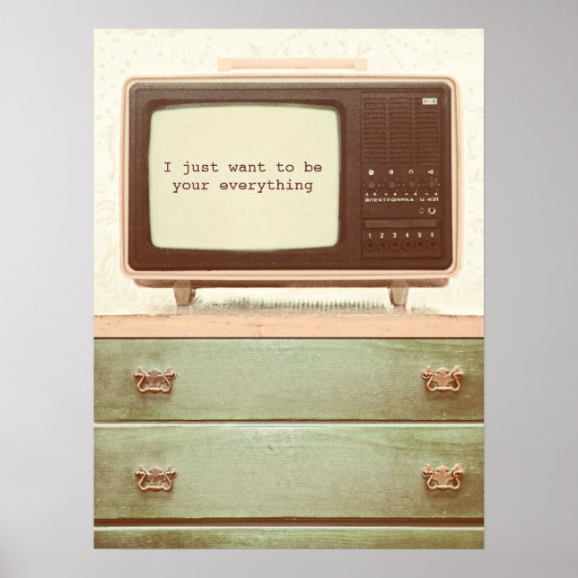 Vintage TV Star Poster (Front)