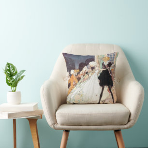Vintage Twelve Dancing Princesses by Kay Nielsen Cushion