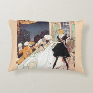 Vintage Twelve Dancing Princesses by Kay Nielsen Decorative Cushion