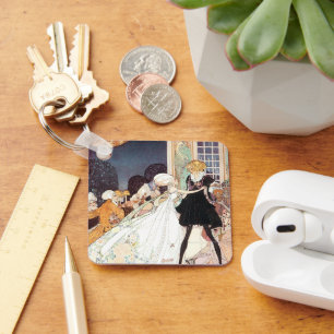 Vintage Twelve Dancing Princesses by Kay Nielsen Key Ring