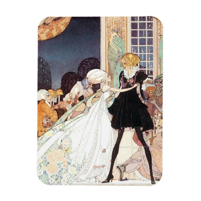 Vintage Twelve Dancing Princesses by Kay Nielsen Magnet (Vertical)