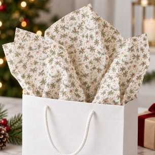 Vintage Twelve Days Christmas Pattern Tissue Paper