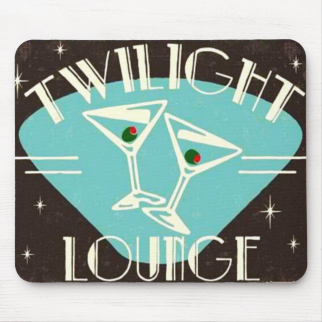 Vintage 'Twilight Lounge' Mousepad (Front)