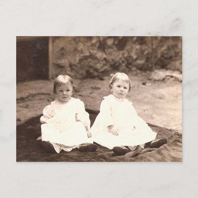 Vintage Twins Postcard (Front)