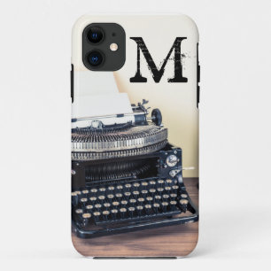 Vintage Type Writer Retro Monogram IPHONE 5 Case