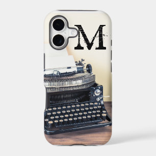 Vintage Type Writer Retro Monogram IPHONE 5 Case