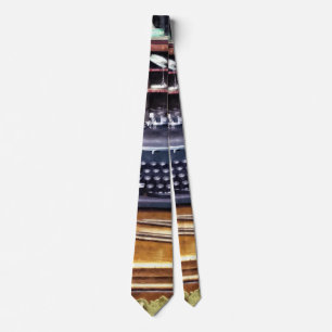 Vintage Typewriter and Vinyls Tie