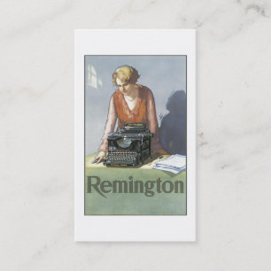 Vintage Typewriter Business Card