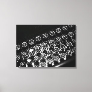 Vintage Typewriter Canvas Print