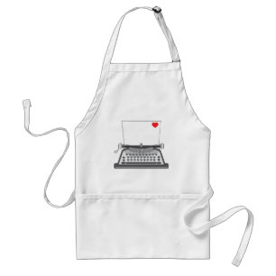 Vintage Typewriter Love Letter Standard Apron