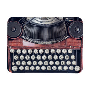 Vintage Typewriter Magnet